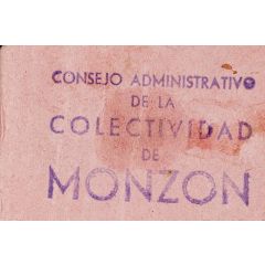 3 Pesetas Monzón