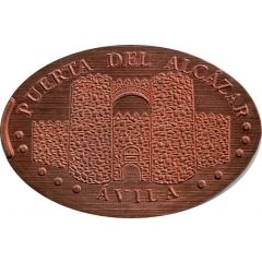Elongated coin - Alcázar door