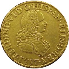 2 Escudos - Fernando VI