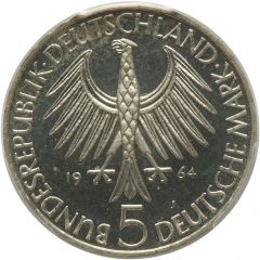 5 Deutsche Mark Gottlieb Fichte