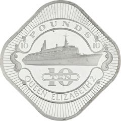 10 Pounds - Cunard Line Queen Elizabeth 2