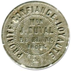 10 Centimes - Maison J. Duval - Le Blanc [36]