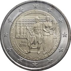 2 Euros Anniversary of the National Bank