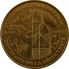 Tourist token - Monnaie de Paris - Audrix - Gouffre de Proumeyssac 1907-2007