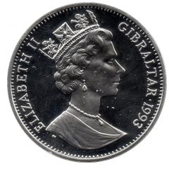 21 ECUs - Elizabeth II Napoleon / Eurotunnel