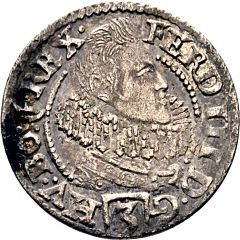 3 Kreuzers - Ferdinand III Glatz