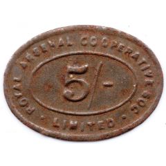 5 Shillings - Royal Arsenal Cooperative Soc Limited