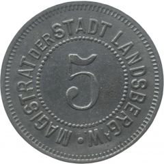 5 Pfennig - Landsberg an der Warthe