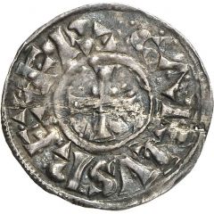 Denier - Charlemagne Empuries mint
