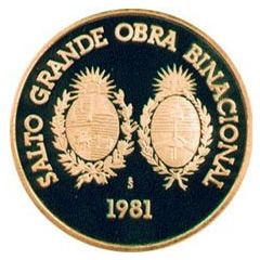 5000 Nuevos Pesos Binational Dam