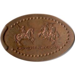 Elongated coin - Almodovar castle