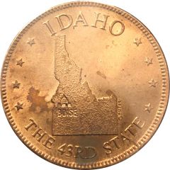 Token - Shell’s States of the Union Coin Game, Version 1 Idaho