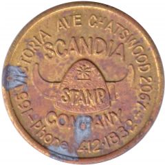 Token - Scandia Stamp Company $1 Discount