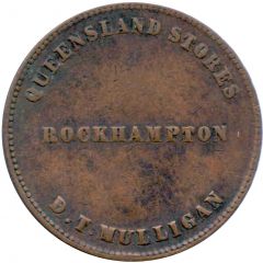 1/2 Penny - D.T. Mulligan Rockhampton, Queensland