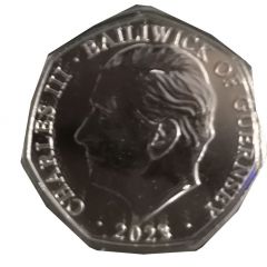 50 Pence - Charles III Coronation Regalia - The Sovereign`s Sceptre