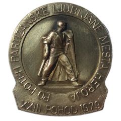 Medal - March along the wire Ljubljana
