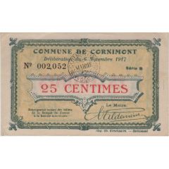 25 Centimes - Commune de Cornimont [88]