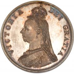 2 Florins - Victoria 2nd portrait, `Double Florin`