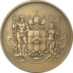 Medal - Attempted crossing of 8-man rowing boat from Calais to Dover