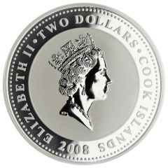 2 Dollars - Elizabeth II Swans