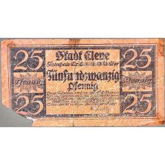 25 Pfennigs orange issue