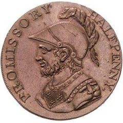 1/2 Penny Hampshire - Gosport / J. Jordan