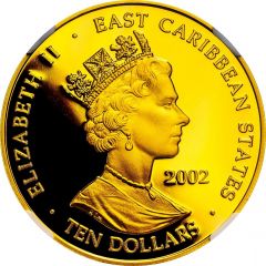 10 Dollars George III, Gold Proof Issue