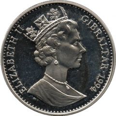 2.8 ECUs - Elizabeth II Europa