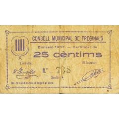 25 Céntimos Freginals