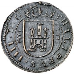 8 Maravedis - Felipe IV Segovia,milled