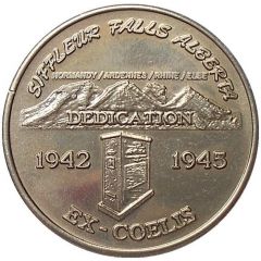 Medal - Ex Coelis Memorial Siffleur Falls, Alberta