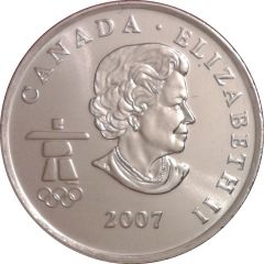 25 Cents - Elizabeth II Alpine skiing