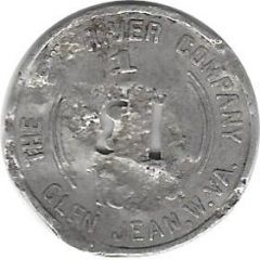 1 Cent - The New River Company Glen Jean, West Virginia