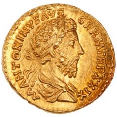 Aureus - Marcus Aurelius LIBERAL AVG VI IMP VII COS III, Liberalitas
