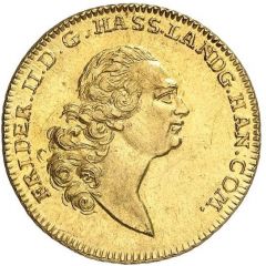 2 Friedrichs d`Or - Frederick II Stern - Pistole