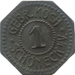 1 Pfennig - Schöneck Gebr. Koch