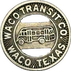 1 Fare - Waco Transit Co. Waco, Texas