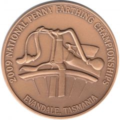 Medal - Evandale National Penny Farthing Championships