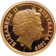 5 Dollars - Elizabeth II 4th Portrait - Lillypilly - Frill-Necked Lizard, Gold Bullion Proof
