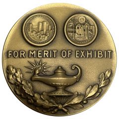 Medal - For Merit of Exhibit - 84th ANA Convention Los Angeles California