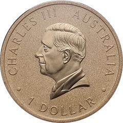 1 Dollar - Charles III 1st Portrait - Happy Birthday