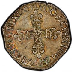 1/4 Ecu - Louis XIV Type 1