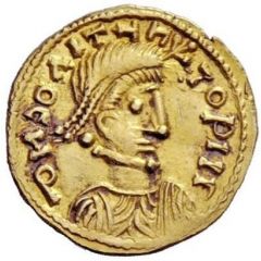 Tremissis in the name of Constantine IV