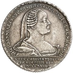 ½ Thaler Death of Joanna Elisabeth