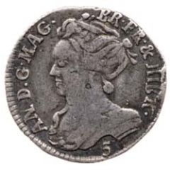 5 Shillings - Anne