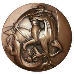 Medal - Philatelic and numismatic circle of Barcelona