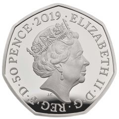 50 Pence - Elizabeth II Battle of Hastings, Silver Piedfort