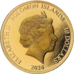 10 Dollars - Elizabeth II Posthumous, Dragon