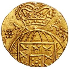 São Tomé de 12 Xerafins - João VI Big armillary sphere, Goa mint