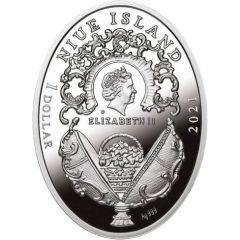 1 Dollar - Elizabeth II Twelve Panel Egg